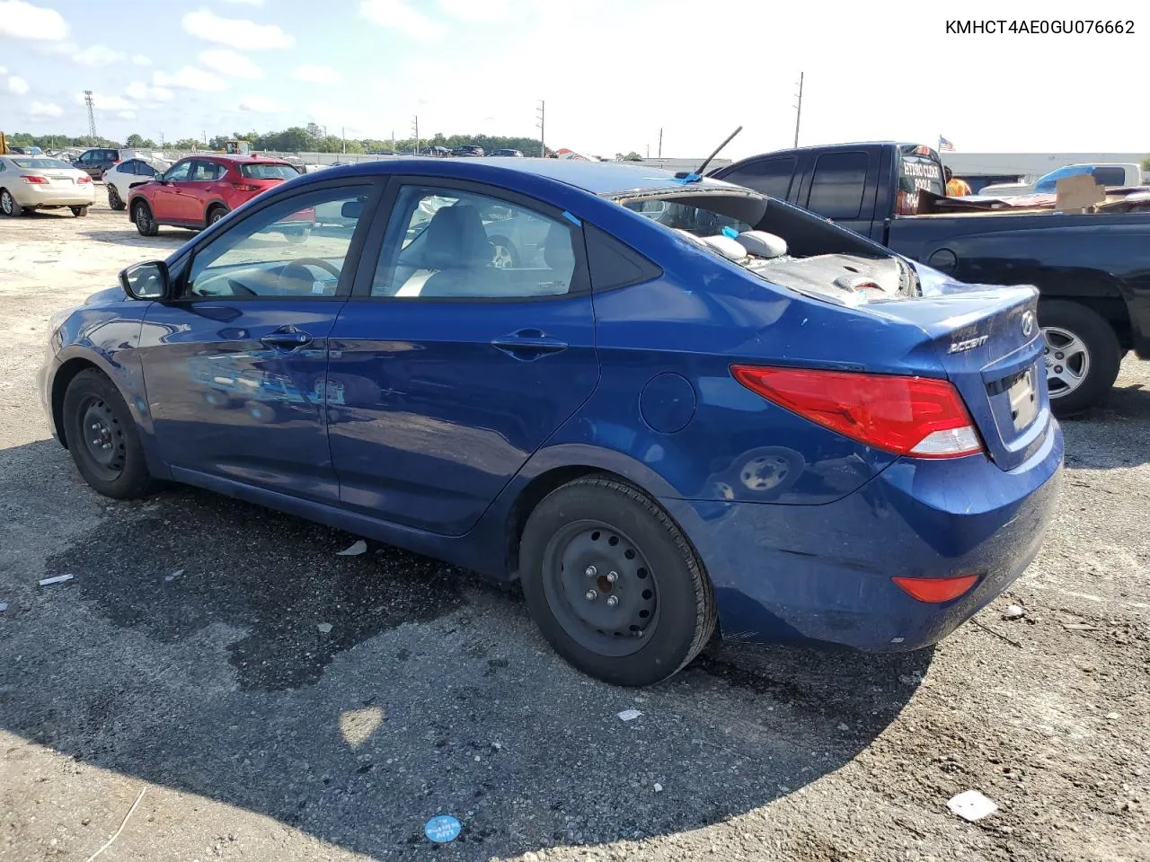 2016 Hyundai Accent Se VIN: KMHCT4AE0GU076662 Lot: 71770214