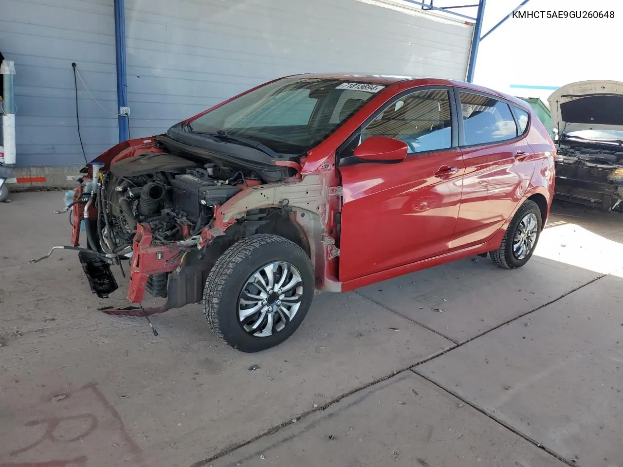 KMHCT5AE9GU260648 2016 Hyundai Accent Se