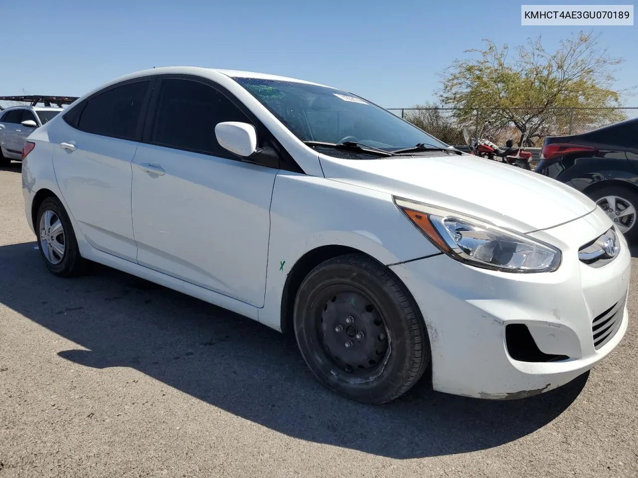 KMHCT4AE3GU070189 2016 Hyundai Accent Se