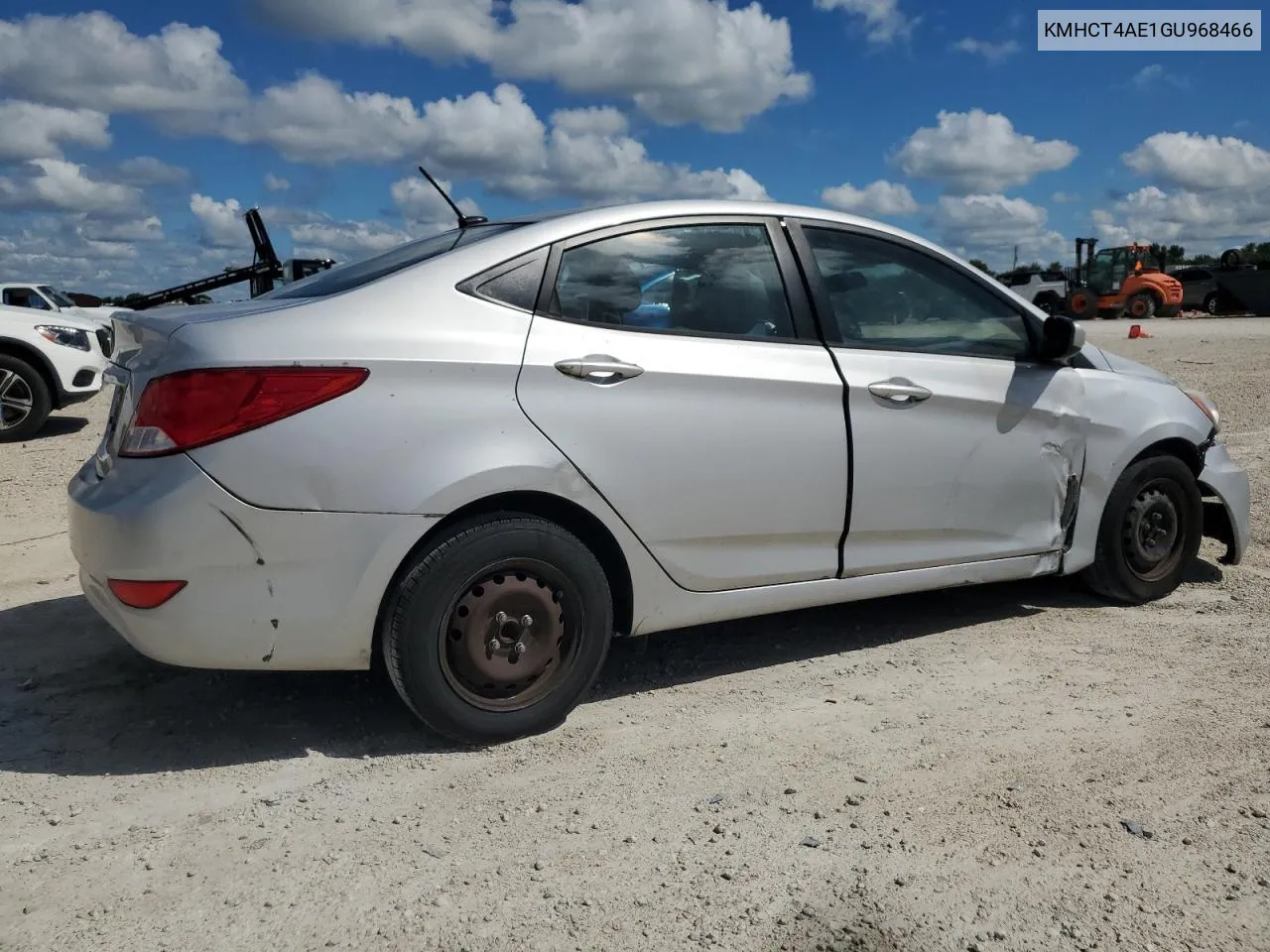 2016 Hyundai Accent Se VIN: KMHCT4AE1GU968466 Lot: 72548244