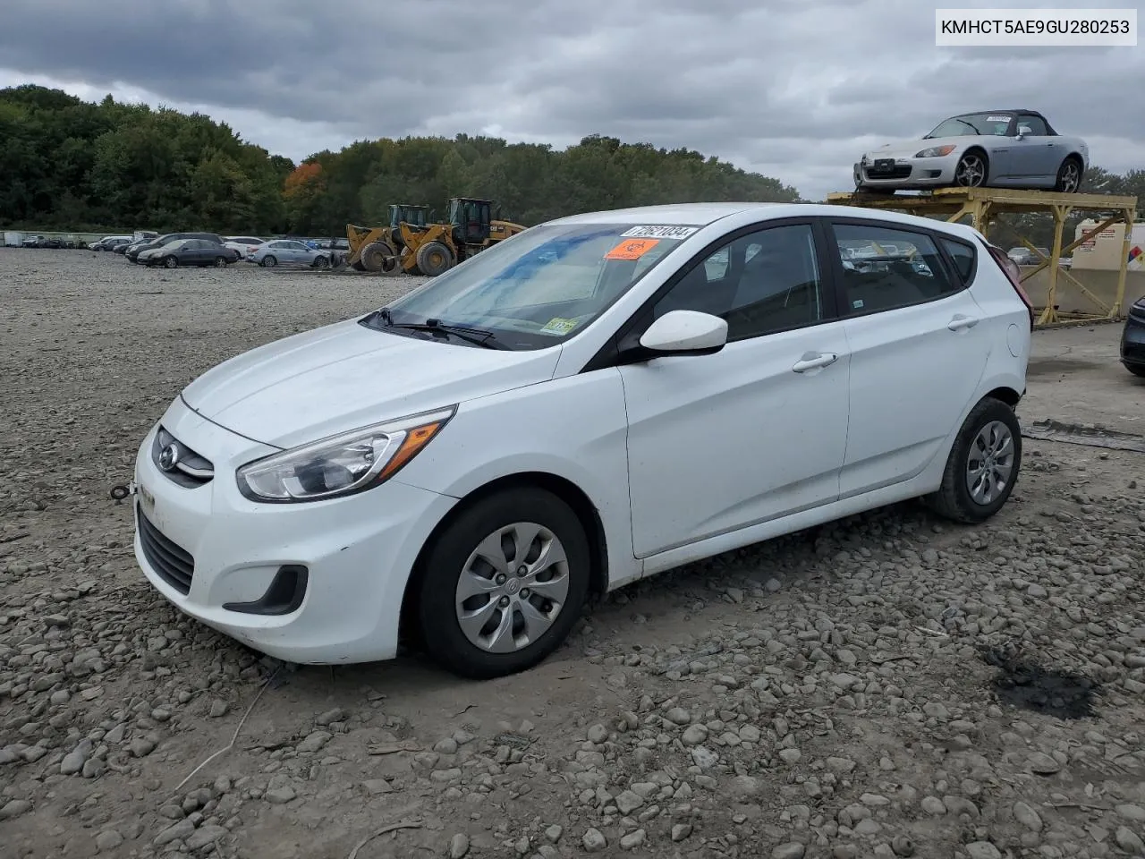 2016 Hyundai Accent Se VIN: KMHCT5AE9GU280253 Lot: 72621034