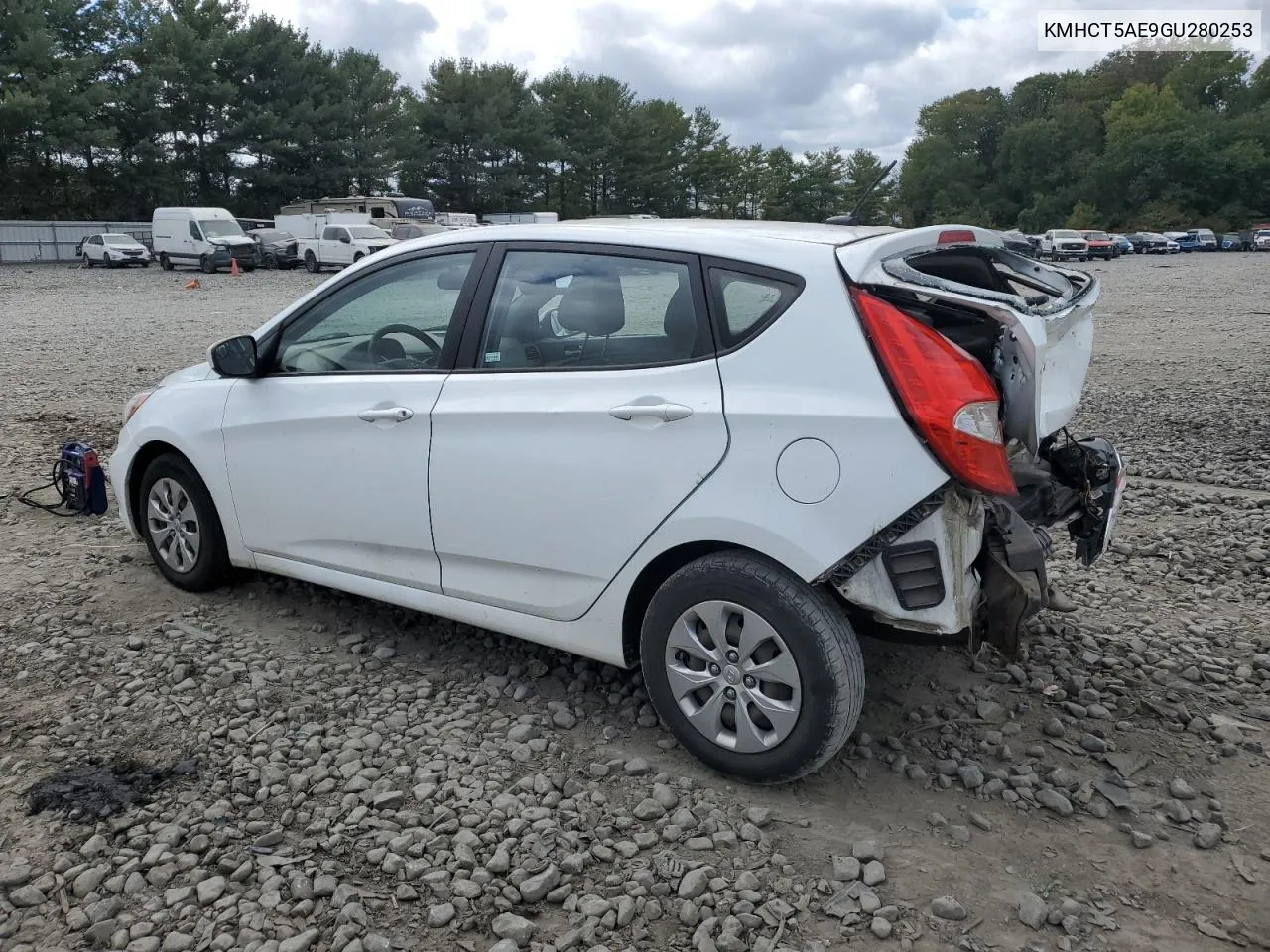 2016 Hyundai Accent Se VIN: KMHCT5AE9GU280253 Lot: 72621034