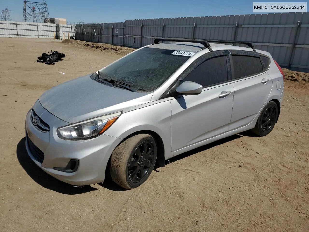 KMHCT5AE6GU262244 2016 Hyundai Accent Se