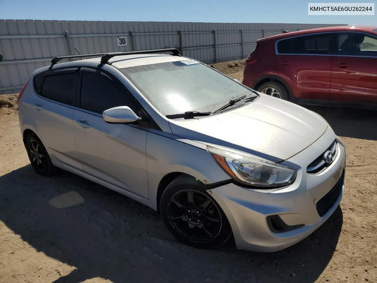 2016 Hyundai Accent Se VIN: KMHCT5AE6GU262244 Lot: 72941414