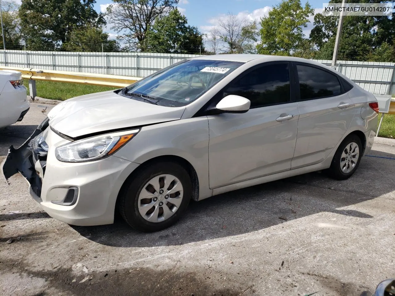 2016 Hyundai Accent Se VIN: KMHCT4AE7GU014207 Lot: 73045774