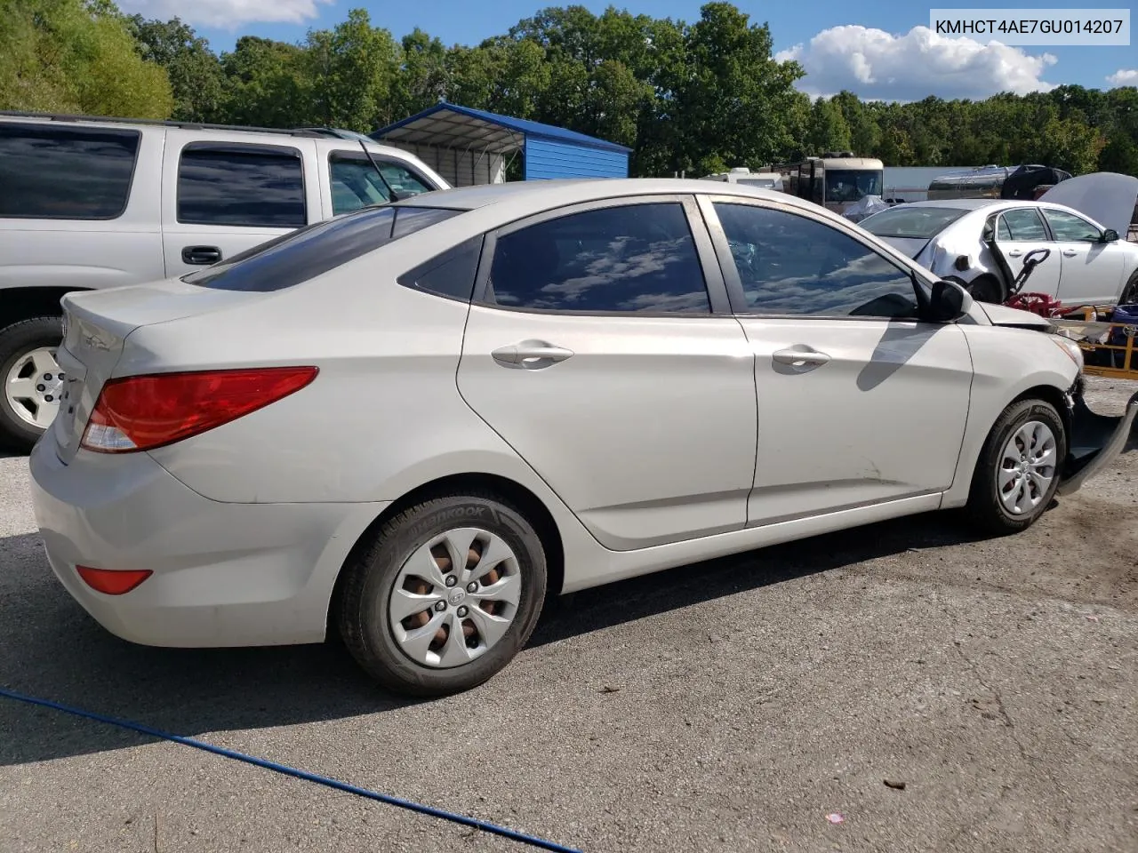 2016 Hyundai Accent Se VIN: KMHCT4AE7GU014207 Lot: 73045774