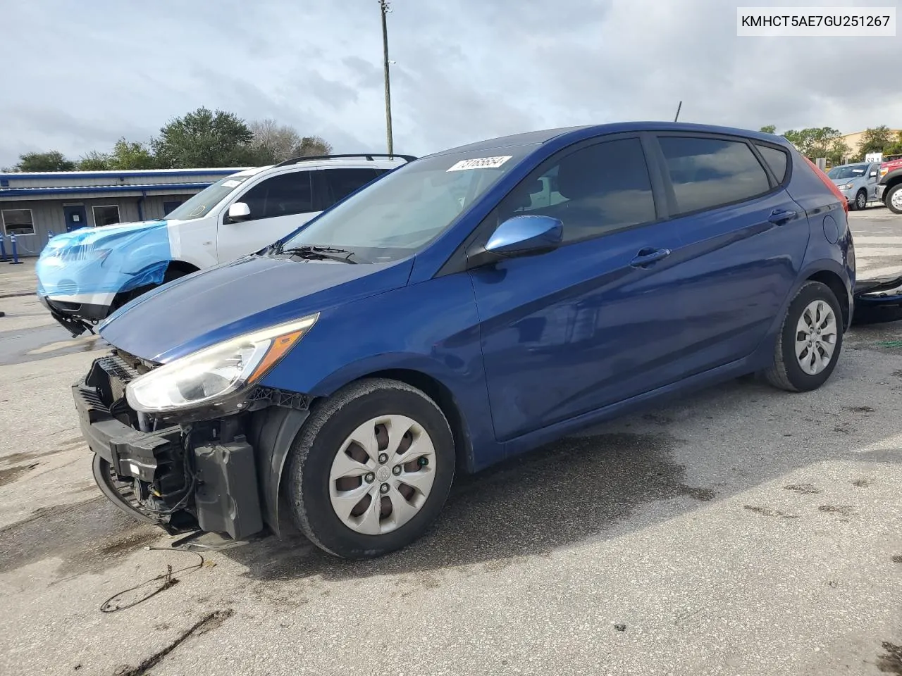 2016 Hyundai Accent Se VIN: KMHCT5AE7GU251267 Lot: 73165654