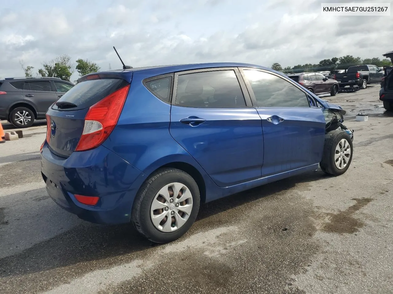 KMHCT5AE7GU251267 2016 Hyundai Accent Se