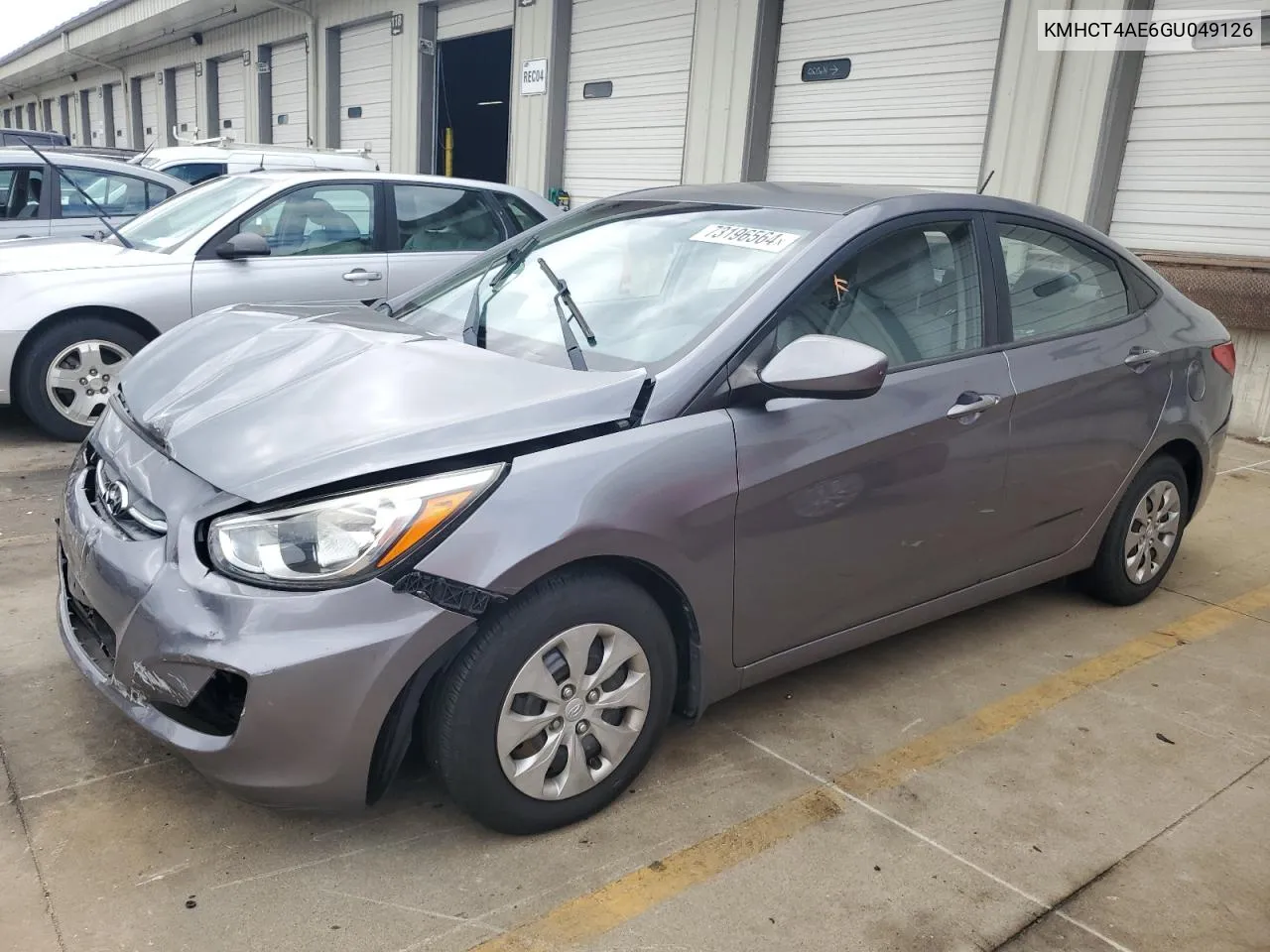 2016 Hyundai Accent Se VIN: KMHCT4AE6GU049126 Lot: 73196564