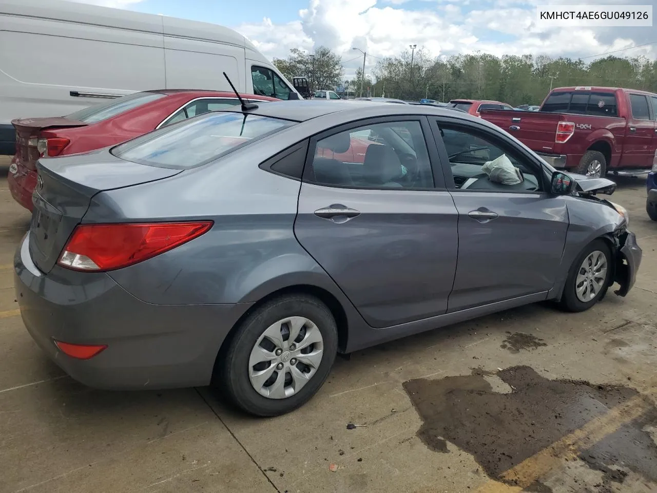 2016 Hyundai Accent Se VIN: KMHCT4AE6GU049126 Lot: 73196564