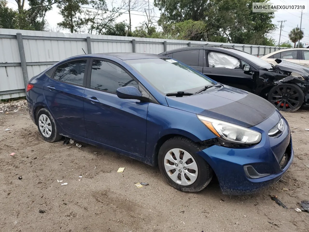 2016 Hyundai Accent Se VIN: KMHCT4AEXGU107318 Lot: 73296144