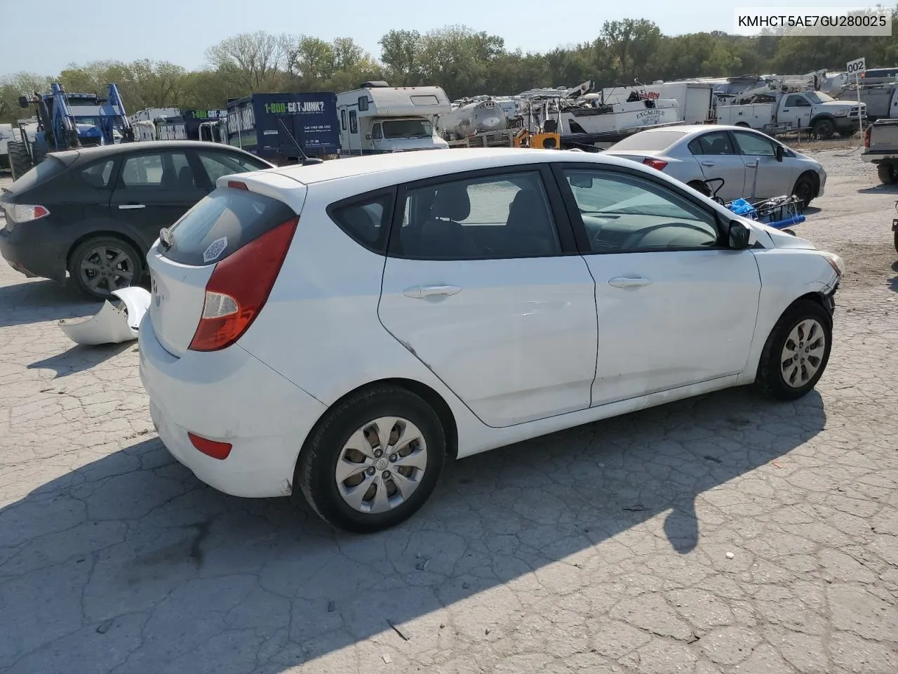 2016 Hyundai Accent Se VIN: KMHCT5AE7GU280025 Lot: 73300844