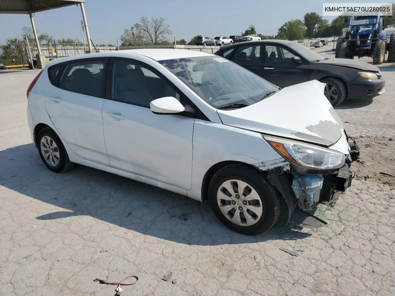 2016 Hyundai Accent Se VIN: KMHCT5AE7GU280025 Lot: 73300844