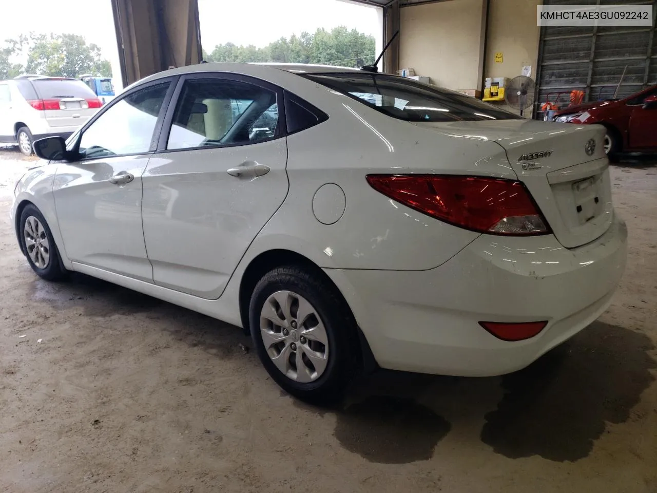 2016 Hyundai Accent Se VIN: KMHCT4AE3GU092242 Lot: 73376044