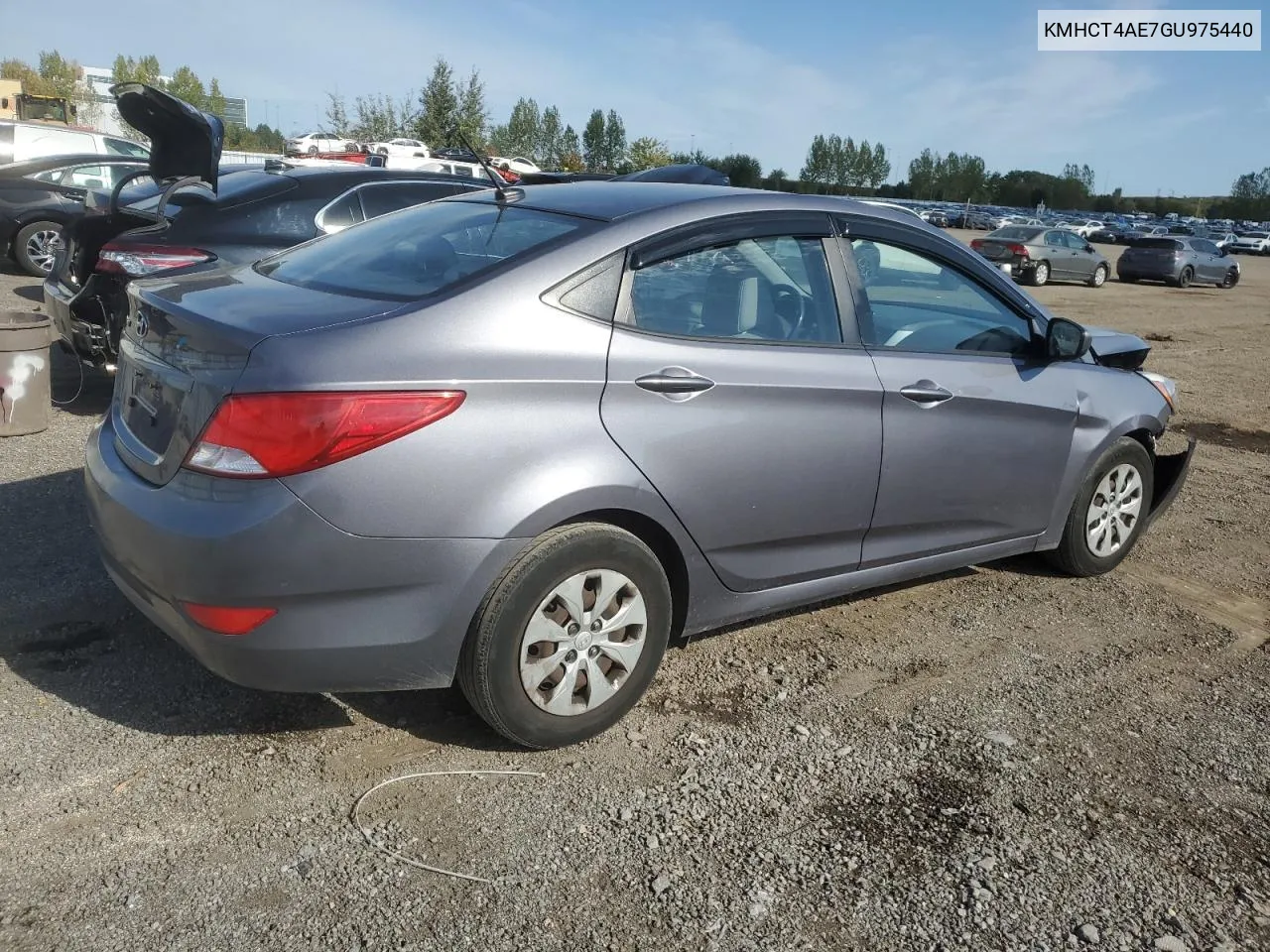 2016 Hyundai Accent Se VIN: KMHCT4AE7GU975440 Lot: 73497524