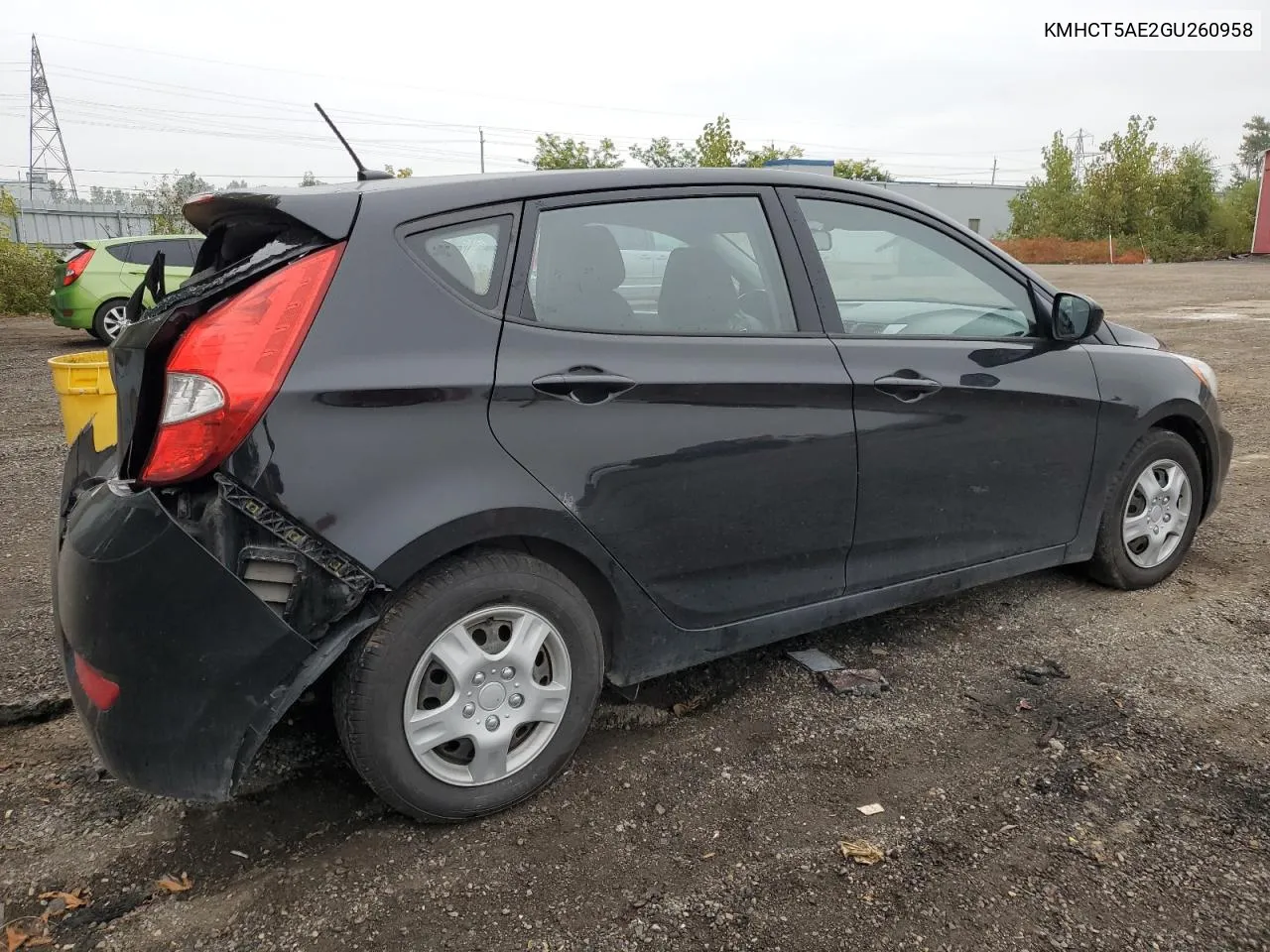 2016 Hyundai Accent Se VIN: KMHCT5AE2GU260958 Lot: 73593644