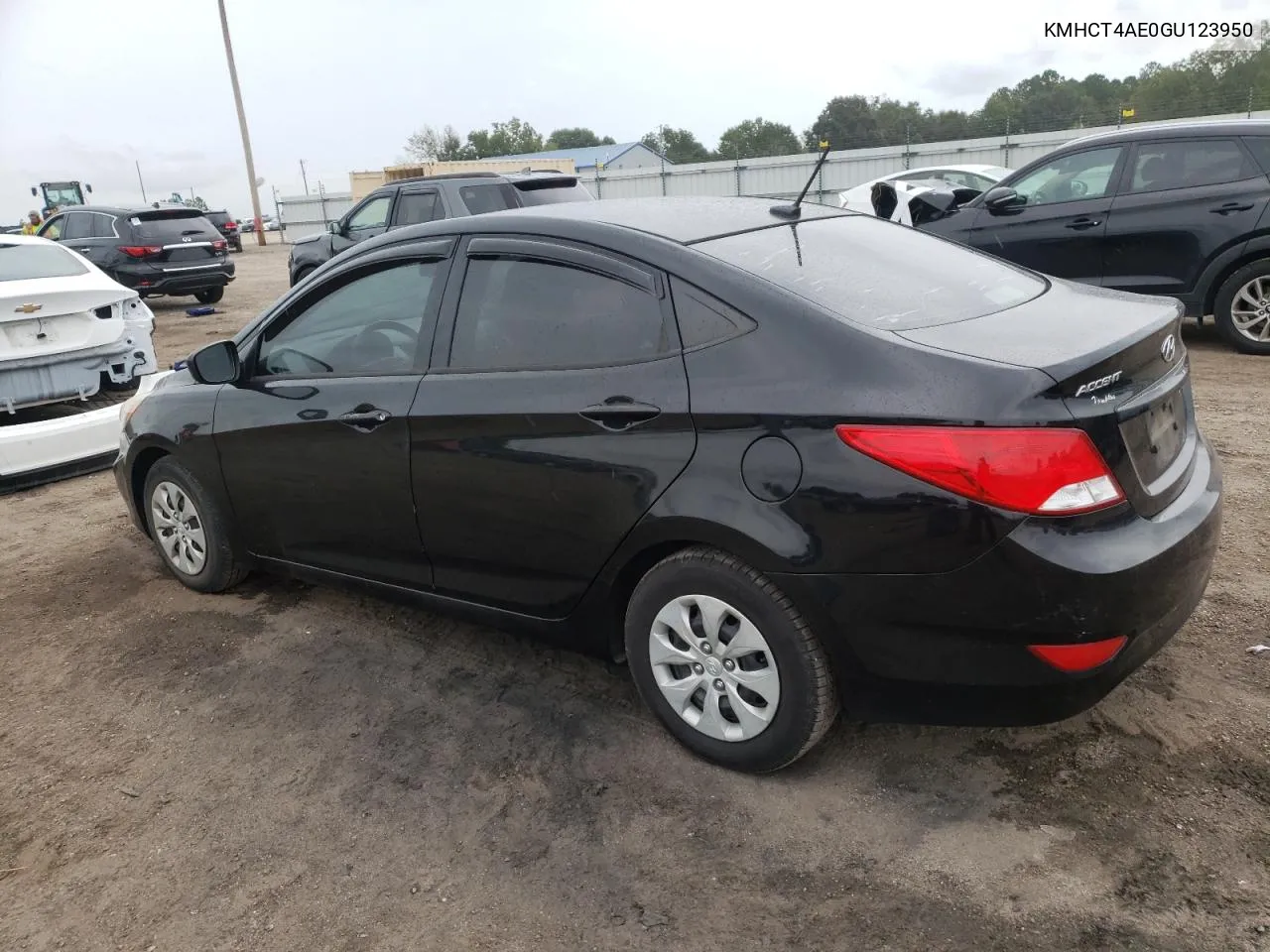 2016 Hyundai Accent Se VIN: KMHCT4AE0GU123950 Lot: 74049884