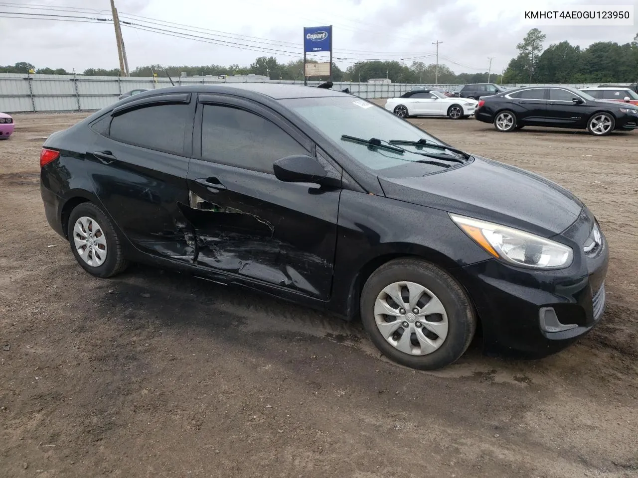 2016 Hyundai Accent Se VIN: KMHCT4AE0GU123950 Lot: 74049884