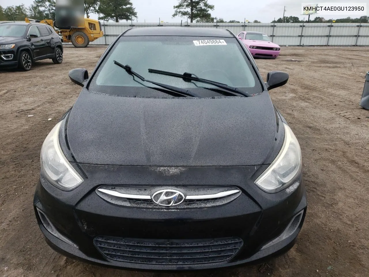 2016 Hyundai Accent Se VIN: KMHCT4AE0GU123950 Lot: 74049884