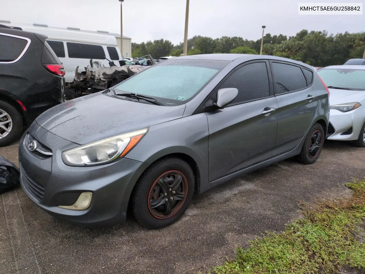 KMHCT5AE6GU258842 2016 Hyundai Accent Se