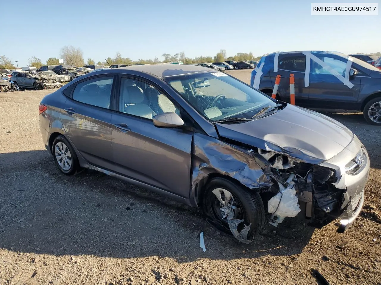 KMHCT4AE0GU974517 2016 Hyundai Accent Se