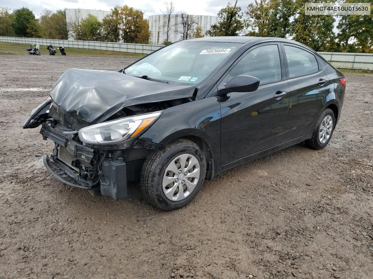 2016 Hyundai Accent Se VIN: KMHCT4AE1GU015630 Lot: 74826894