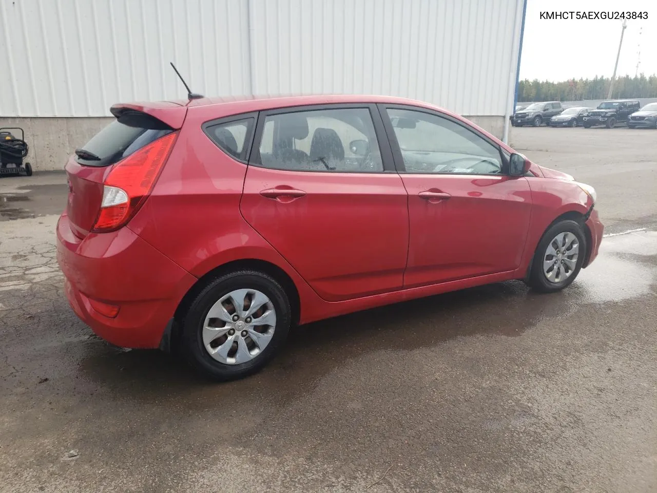 2016 Hyundai Accent Se VIN: KMHCT5AEXGU243843 Lot: 74901634