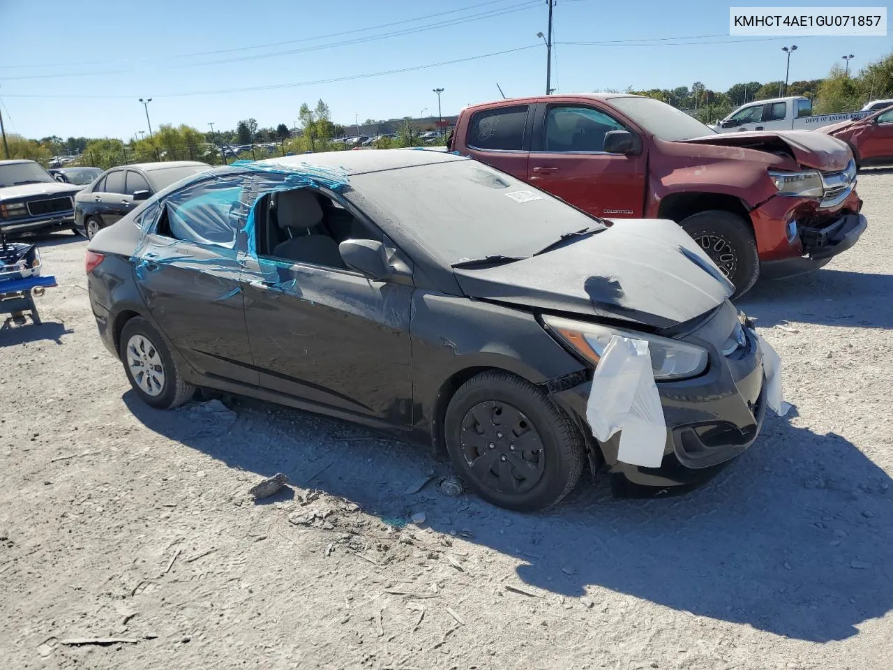 2016 Hyundai Accent Se VIN: KMHCT4AE1GU071857 Lot: 74917784