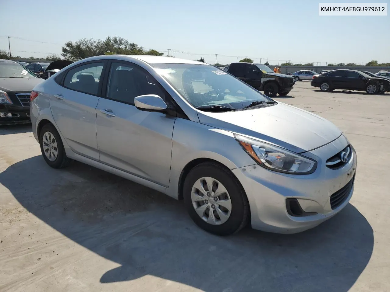 2016 Hyundai Accent Se VIN: KMHCT4AE8GU979612 Lot: 74931554