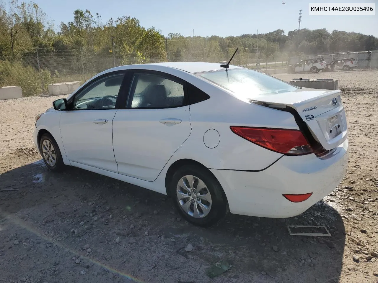 2016 Hyundai Accent Se VIN: KMHCT4AE2GU035496 Lot: 75187744