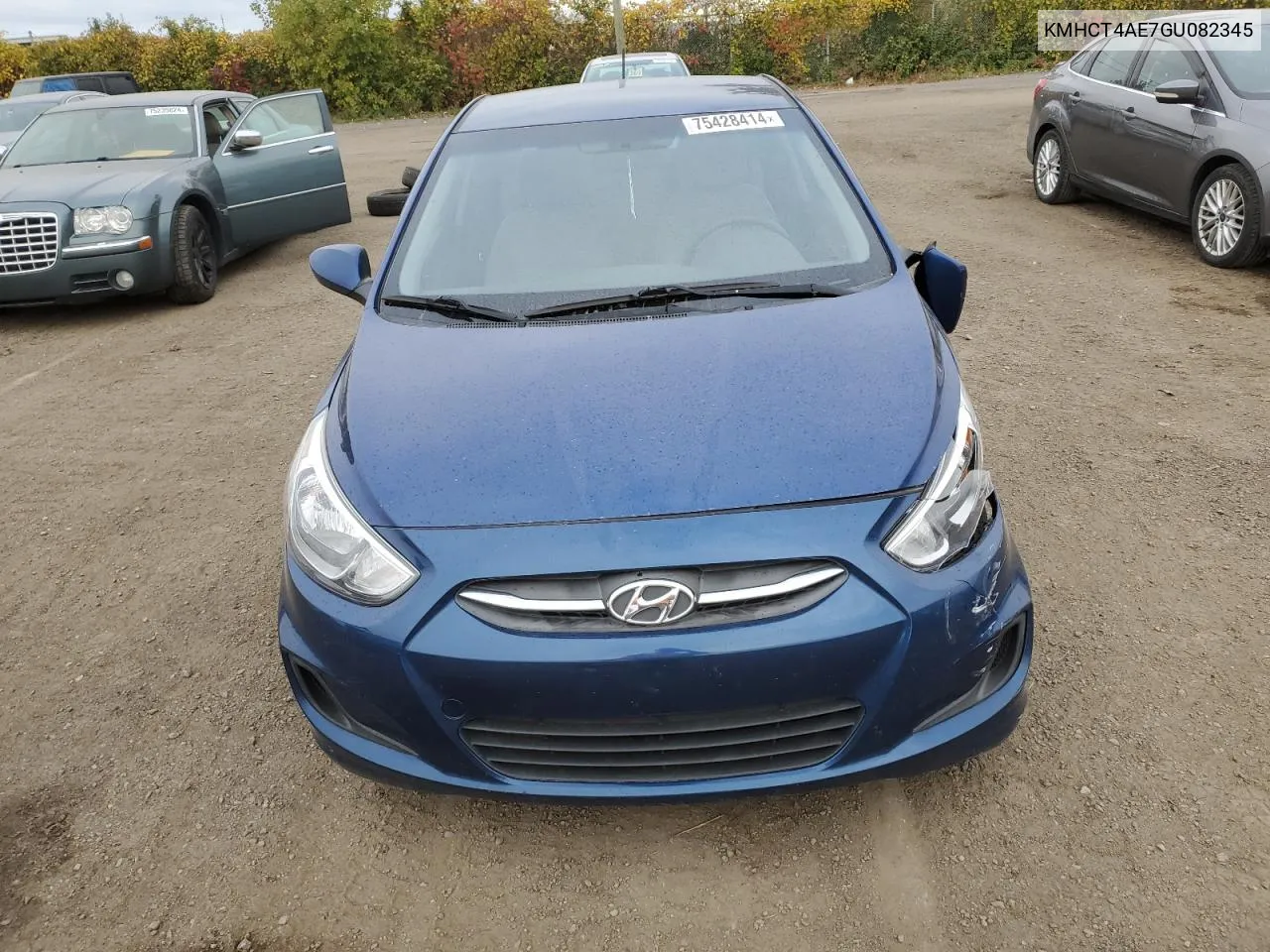 2016 Hyundai Accent Se VIN: KMHCT4AE7GU082345 Lot: 75428414