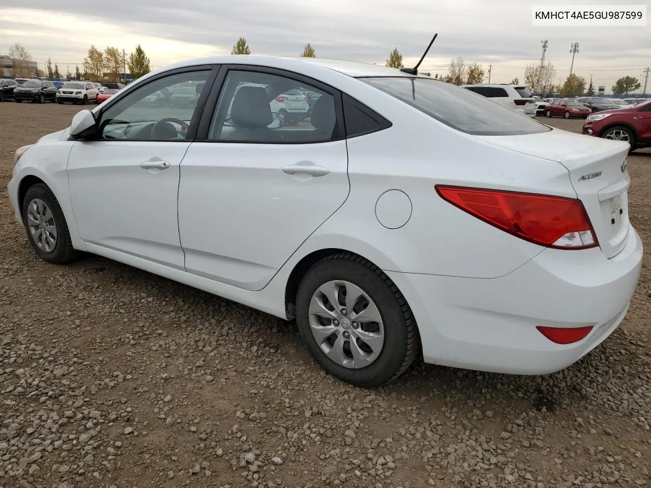 2016 Hyundai Accent Se VIN: KMHCT4AE5GU987599 Lot: 75606034