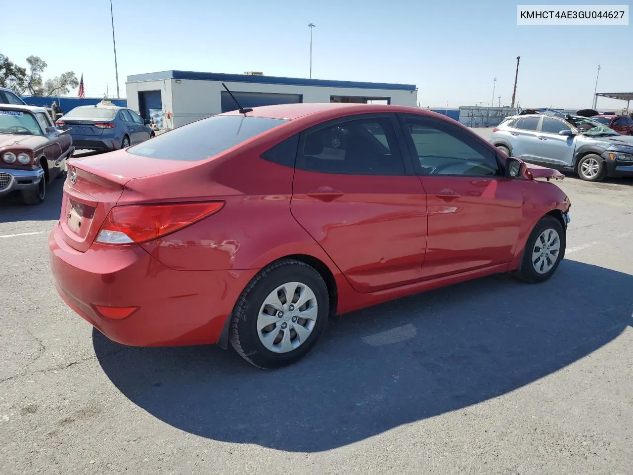 2016 Hyundai Accent Se VIN: KMHCT4AE3GU044627 Lot: 75707124