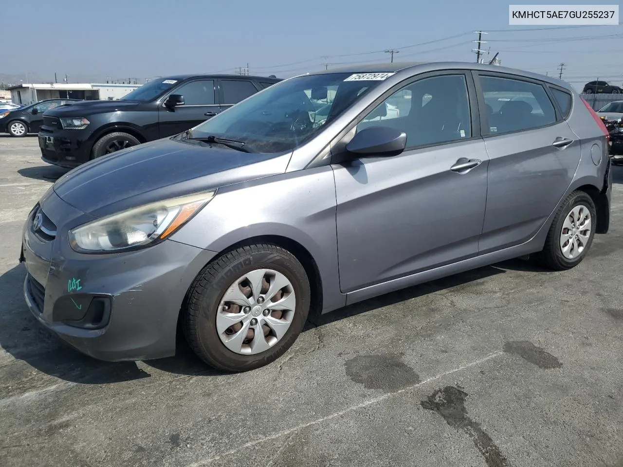 2016 Hyundai Accent Se VIN: KMHCT5AE7GU255237 Lot: 75872974