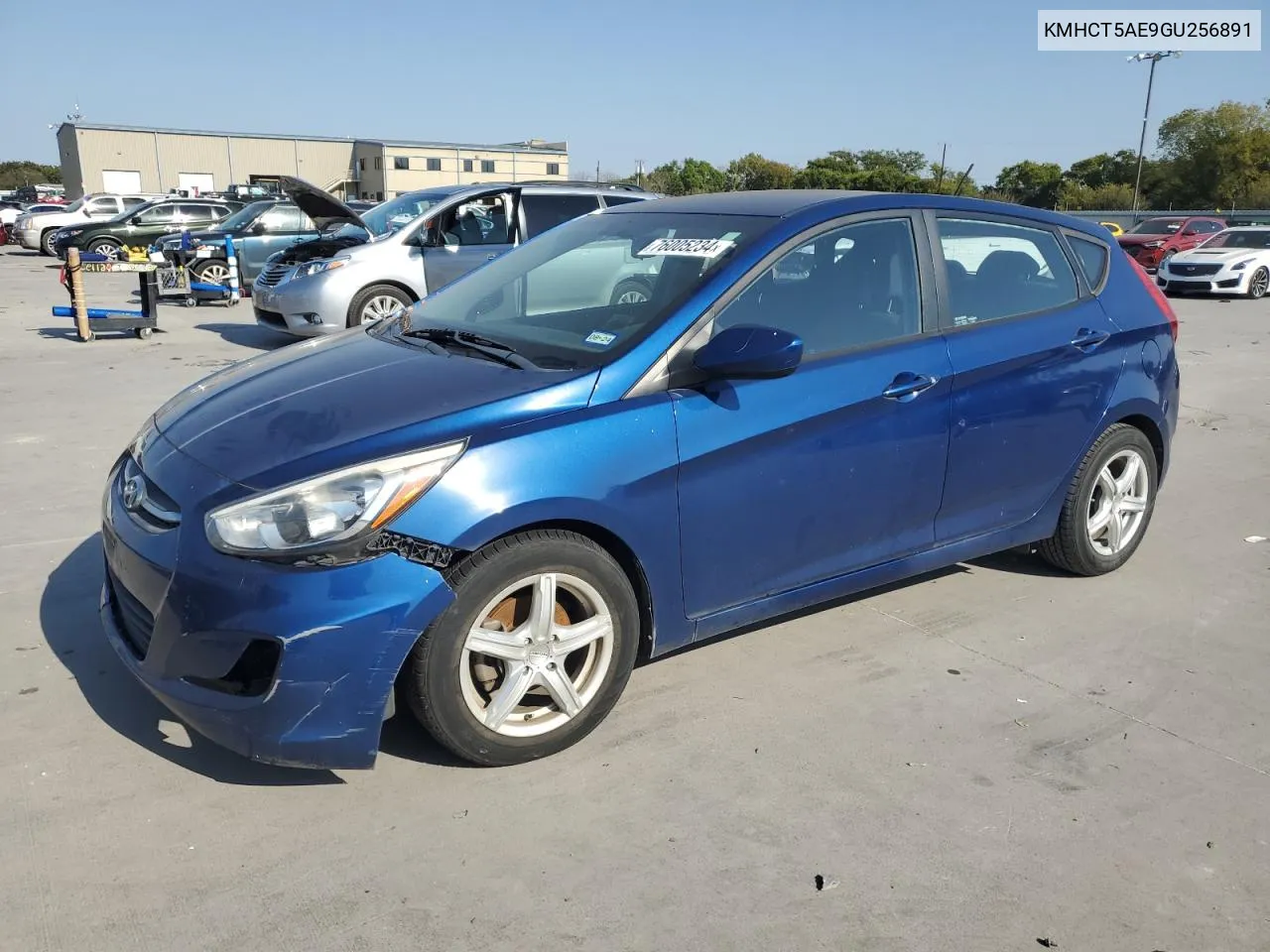 2016 Hyundai Accent Se VIN: KMHCT5AE9GU256891 Lot: 76005234