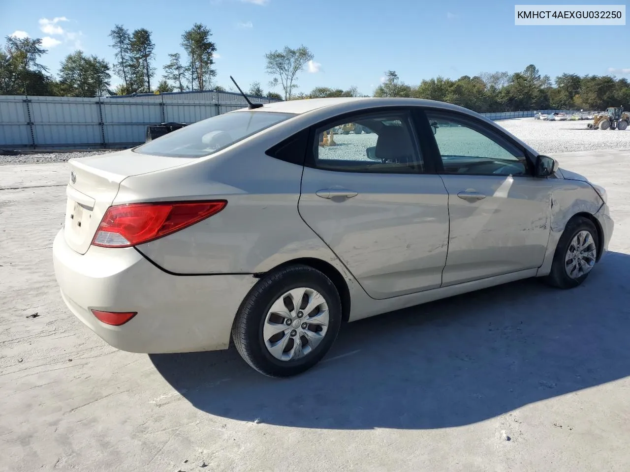 2016 Hyundai Accent Se VIN: KMHCT4AEXGU032250 Lot: 76246314