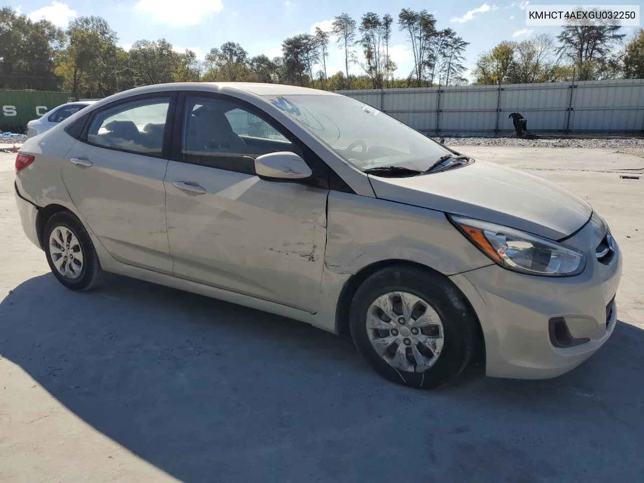 2016 Hyundai Accent Se VIN: KMHCT4AEXGU032250 Lot: 76246314