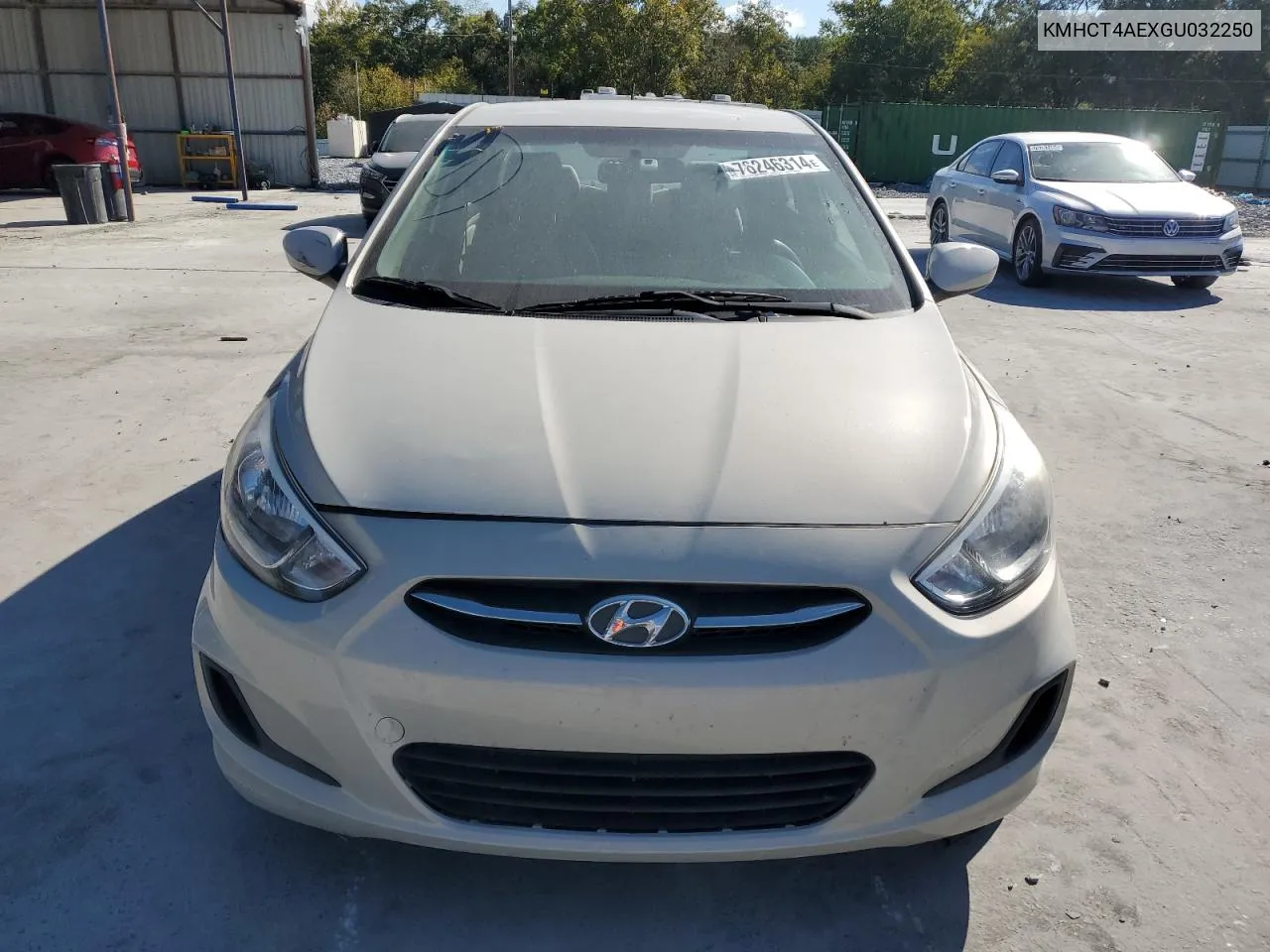 2016 Hyundai Accent Se VIN: KMHCT4AEXGU032250 Lot: 76246314