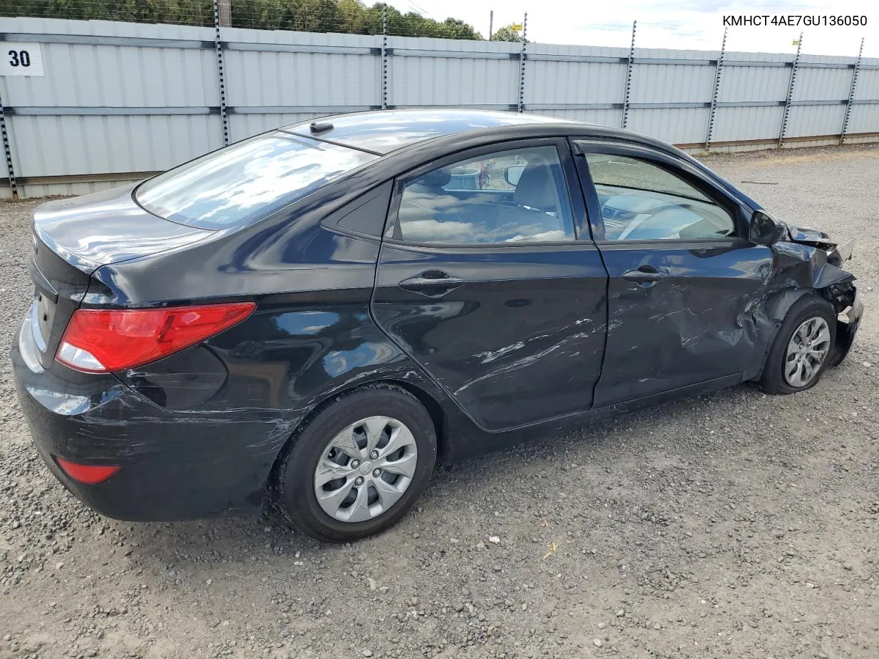 2016 Hyundai Accent Se VIN: KMHCT4AE7GU136050 Lot: 76388264