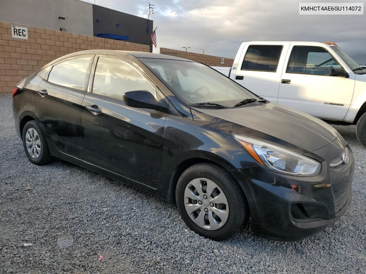 2016 Hyundai Accent Se VIN: KMHCT4AE6GU114072 Lot: 76759334