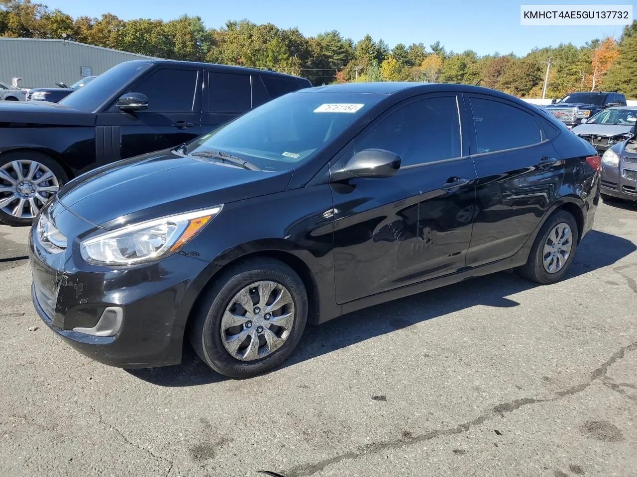 2016 Hyundai Accent Se VIN: KMHCT4AE5GU137732 Lot: 76761184