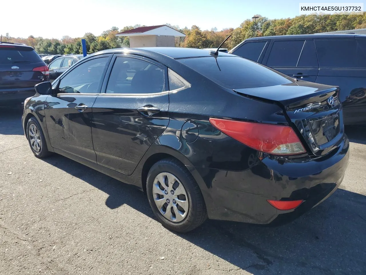 2016 Hyundai Accent Se VIN: KMHCT4AE5GU137732 Lot: 76761184