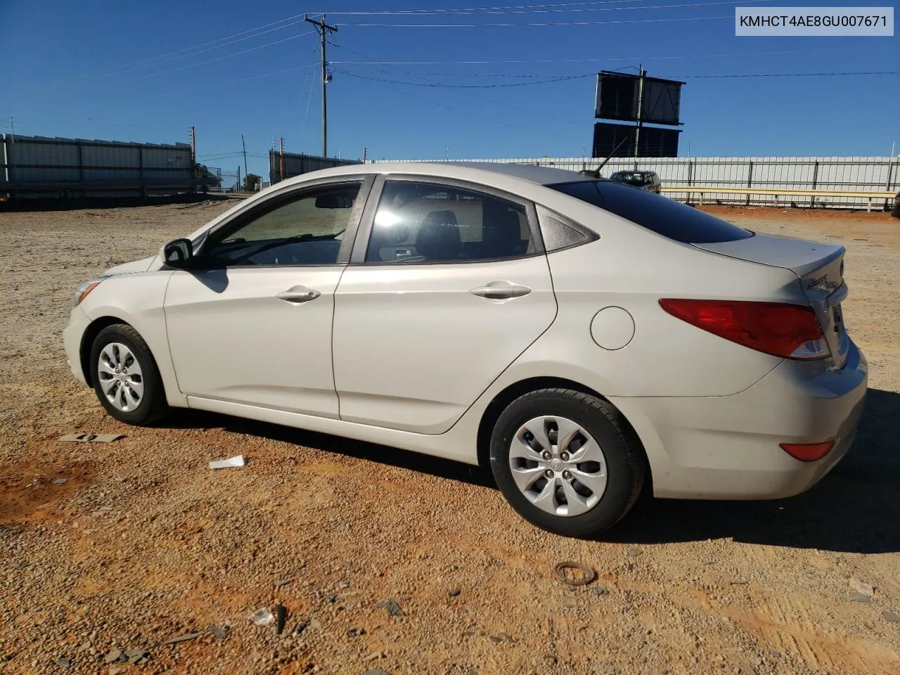 2016 Hyundai Accent Se VIN: KMHCT4AE8GU007671 Lot: 76767774