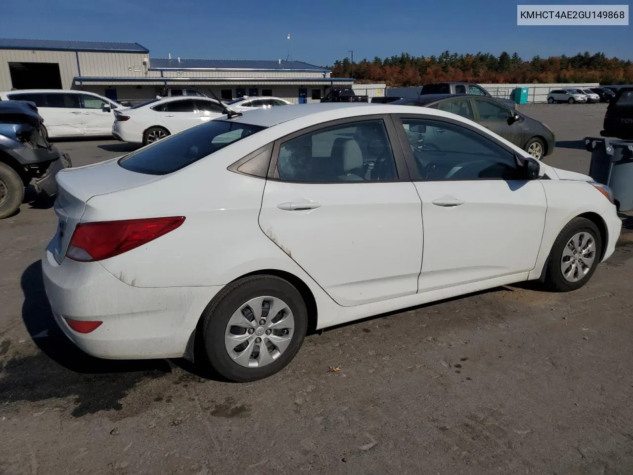 KMHCT4AE2GU149868 2016 Hyundai Accent Se