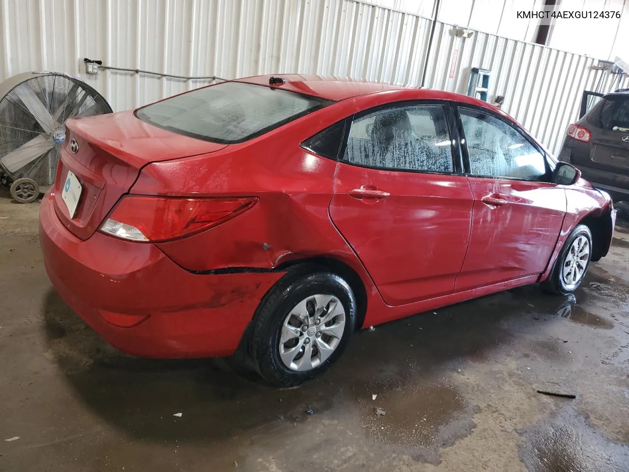 2016 Hyundai Accent Se VIN: KMHCT4AEXGU124376 Lot: 77211494