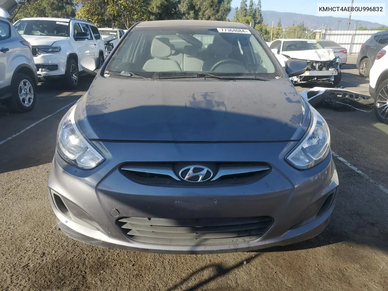 2016 Hyundai Accent Se VIN: KMHCT4AE8GU996832 Lot: 77364084