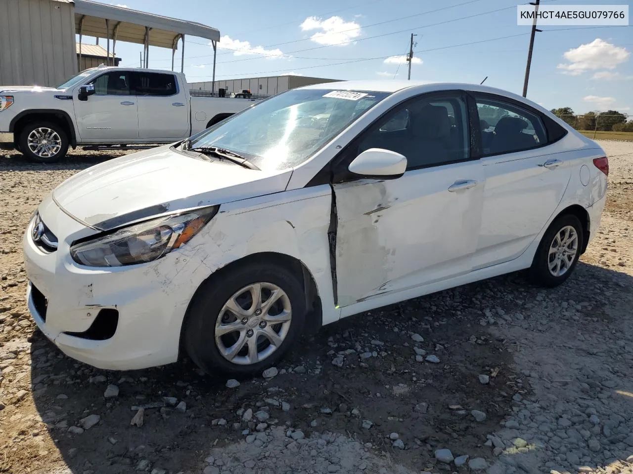 2016 Hyundai Accent Se VIN: KMHCT4AE5GU079766 Lot: 77415024