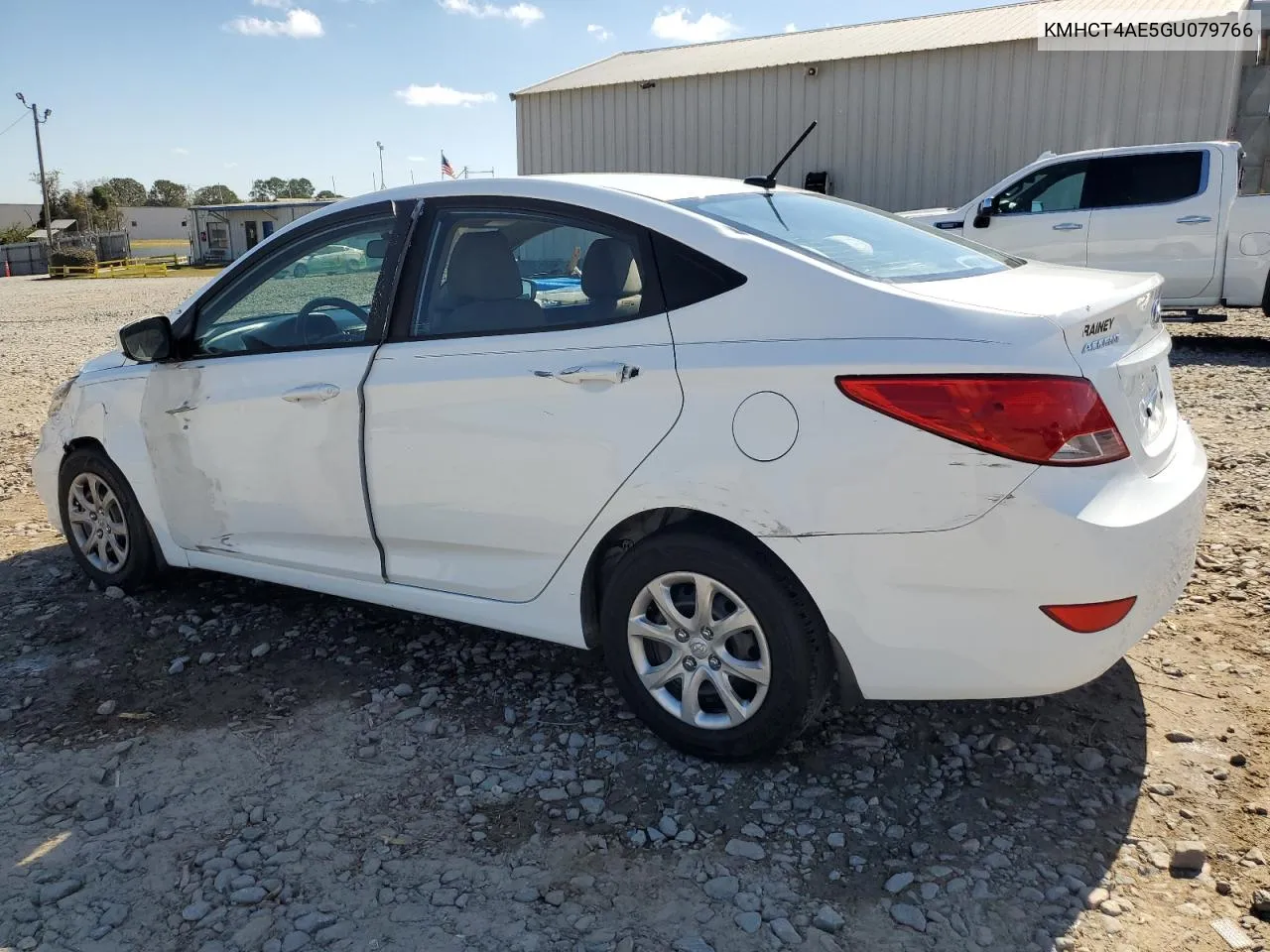 2016 Hyundai Accent Se VIN: KMHCT4AE5GU079766 Lot: 77415024