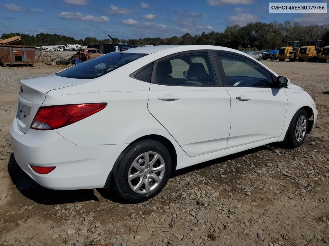 2016 Hyundai Accent Se VIN: KMHCT4AE5GU079766 Lot: 77415024