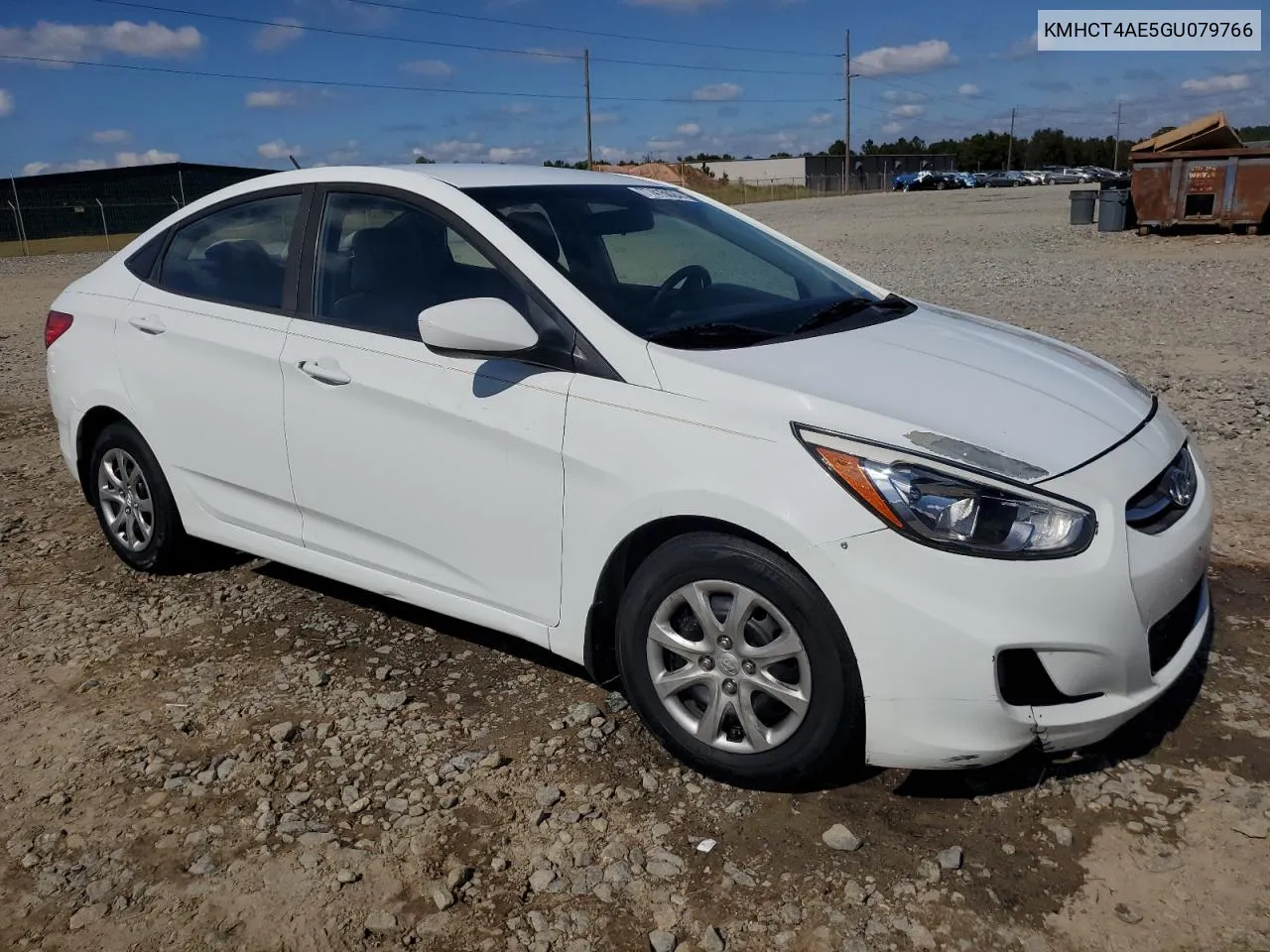 2016 Hyundai Accent Se VIN: KMHCT4AE5GU079766 Lot: 77415024